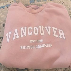 Baby pink Vancouver hoodie